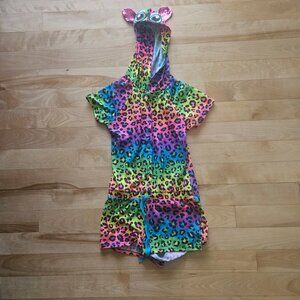 Justice Size 10 Animal Print Swim Coverup